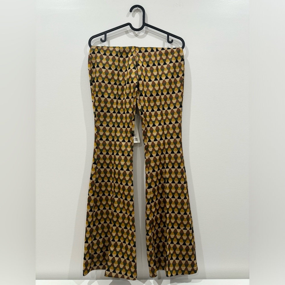 Zara High Rise Waist Flare Palazzo Size Small